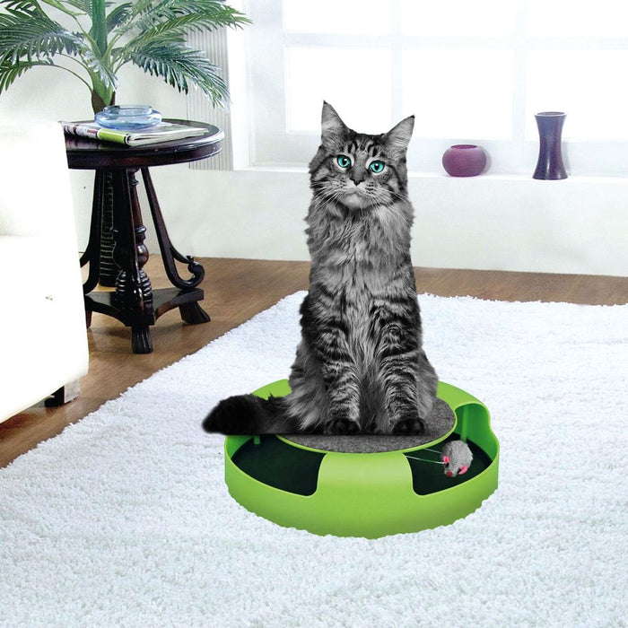 Interactive Catch the Mouse Moving Cat Toy - Keep Your Cat Active and Engaged for Hours - High-Quality and Durable