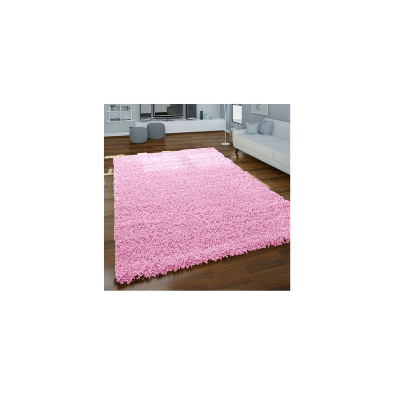 BABY PINK SHAGGY RUGS 160 X230