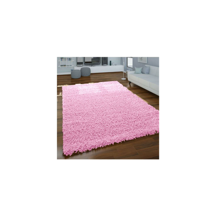 BABY PINK SHAGGY RUGS 160 X230