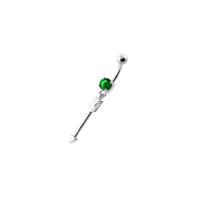 Trendy Arrow belly button bars