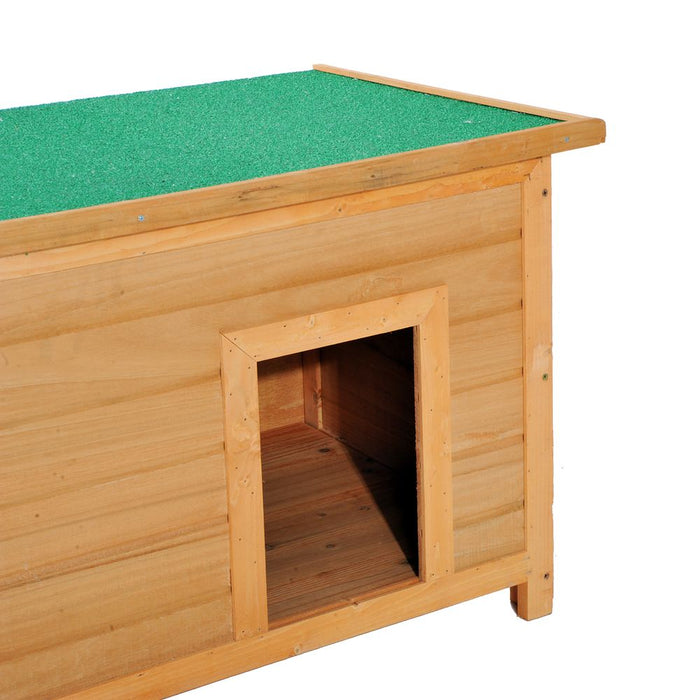 Premium 82cm Wooden Dog Kennel: Durable, Waterproof, and Comfortable Pet Shelter for Backyard and Garden