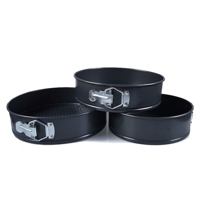 3pc Non-Stick Springform Cake Tins-Linked with DGI-4035 | Professional Quality Baking Set