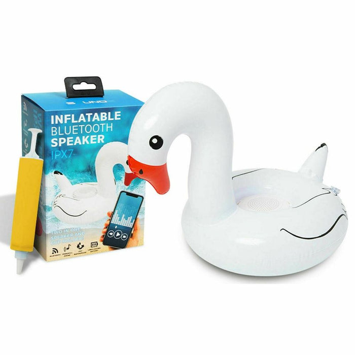 Soundz Waterproof Inflatable Flamingo Speaker Bath Pool