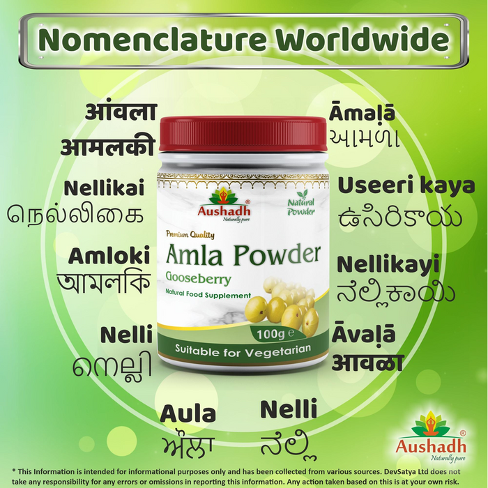 Amla Fruit (Gooseberry) Powder - Ultimate Antioxidant Power & Immunity Boost