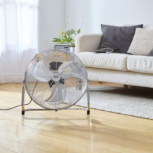 Neo High Velocity Chrome Metal Floor Freestanding Fan � 16 Inch