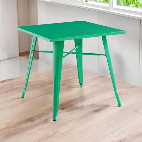 80X80X76CM GREEN METALTABLE