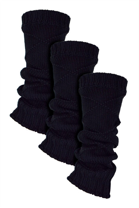 Sock Snob - Ladies 3 Pack Chunky Leg Warmers