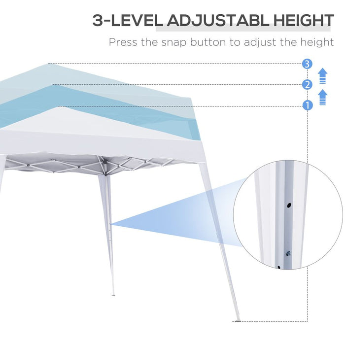 Outsunny Pop-Up Tent: Spacious 3x3m Gazebo - Perfect for Picnics, Events, Festivals - High Quality, Easy Setup