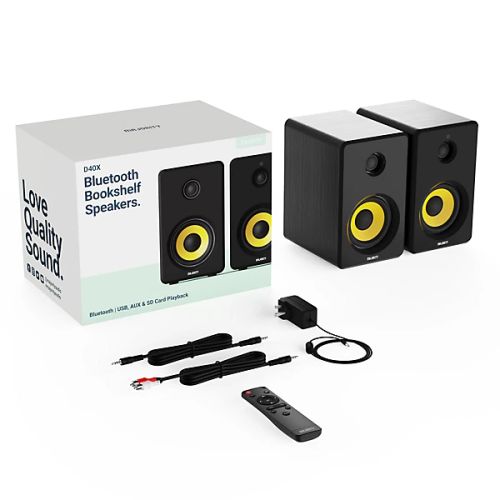 MAJORITY D40X BOOKSHELF ACTIVE SPEAKERS