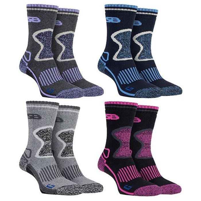 Storm Bloc - 2 Pairs Ladies BG Wool Socks