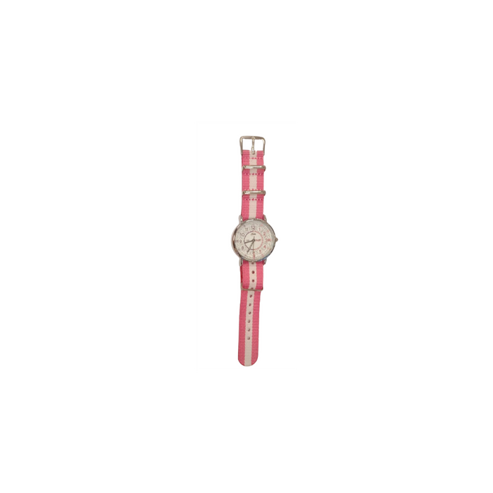 Relda Girls Time Teacher Watch REL111 | Analogue Nylon Strap, Bold Numbers, Quartz Movement | 1-Year Guarantee