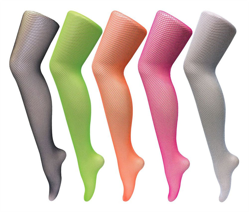 Ladies Neon Fishnet Tights