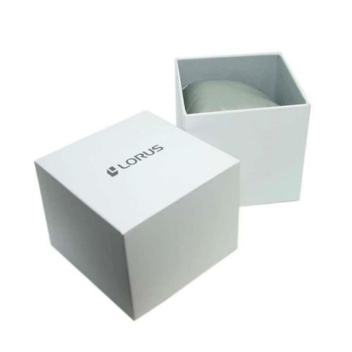 Lorus Children's White dial With Blue Silicone Strap Watch RRX77GX9