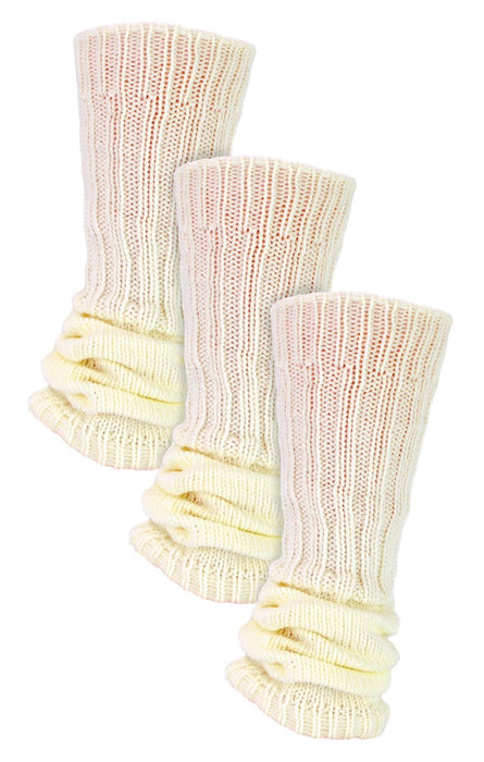 Sock Snob - Ladies 3 Pack Chunky Leg Warmers