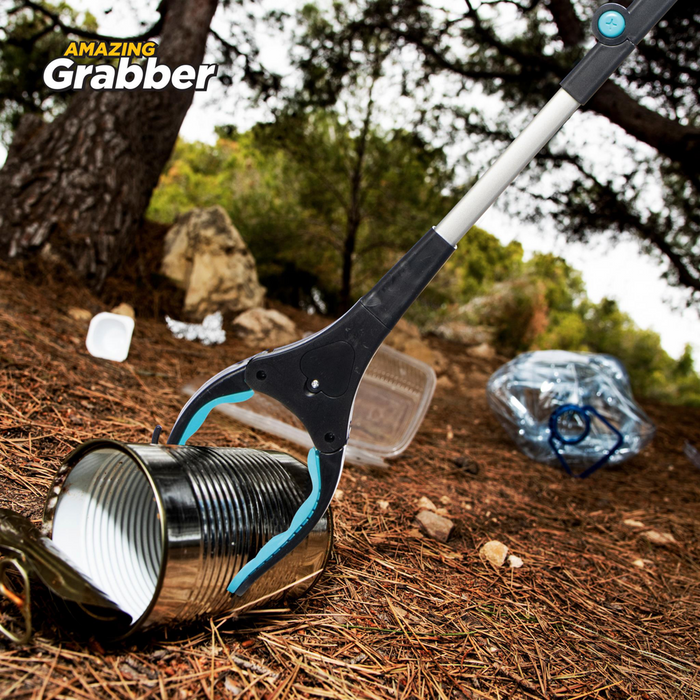 Lightweight Folding Long Reach Grabber Tool with LED Light - High-Quality & Efficient