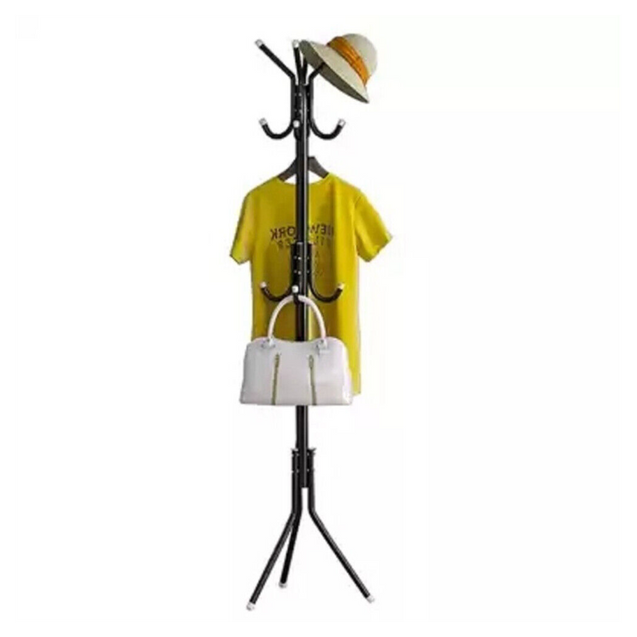 Coat Stand Coat/Hat/Jacket/Umbrella Floor Standing Rack Clothes Hanger Hooks UK