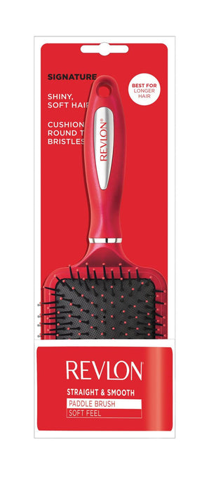 Revlon Straight & Smooth Hair Brush - Professional Quality for Sleek, Frizz-Free Hair