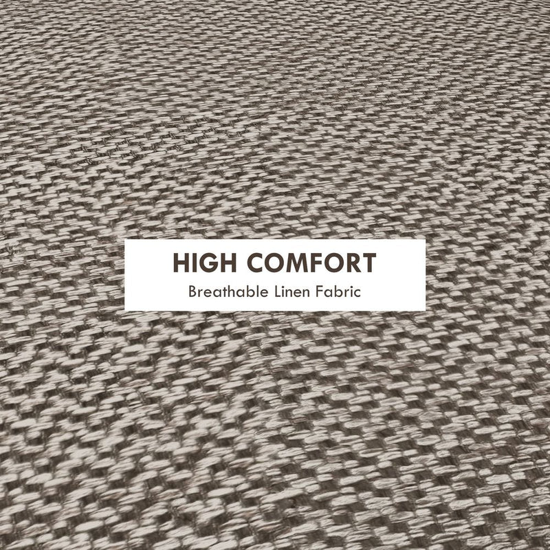 HOMCOM Storage Ottoman, Round Stool Chair with Cushioned Top, Hidden Space