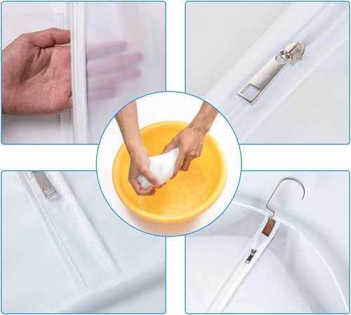 10x Clear Coat Dress Garment Clothes Cover Dust Protector Travel Bag with Zip