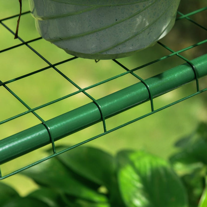 Sturdy Steel Frame Greenhouse | 2 Shelves | Perfect for Flowers, Plants, & Vegetables