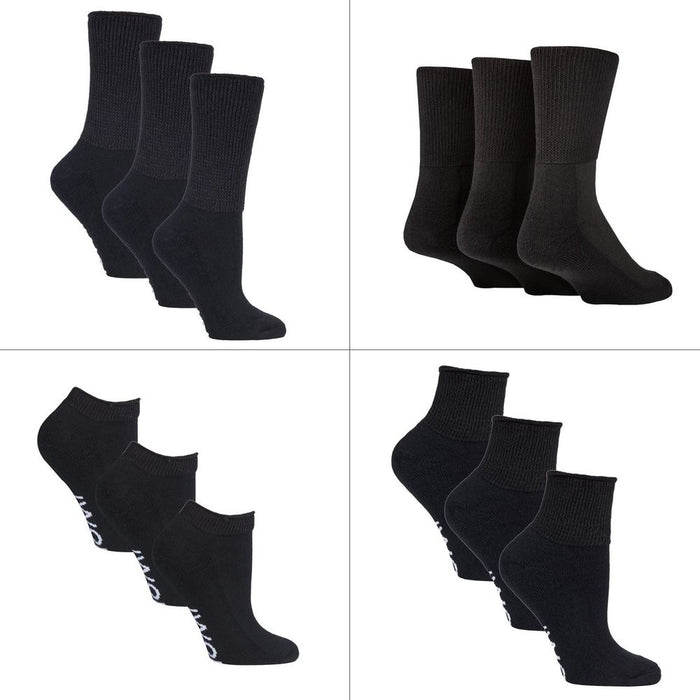 Premium Quality 12 Pack Diabetic Socks Bundle