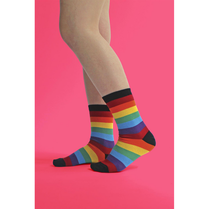 Kids 3 Pack Rainbow Socks