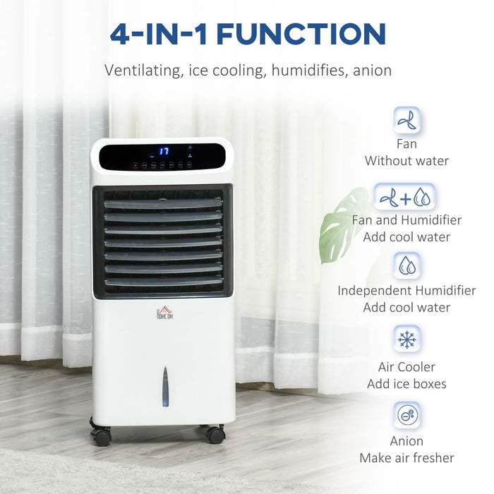 Portable Air Cooler, Ice Cooling Fan, Evaporative Humidifier Unit - High Quality, from HOMCOM