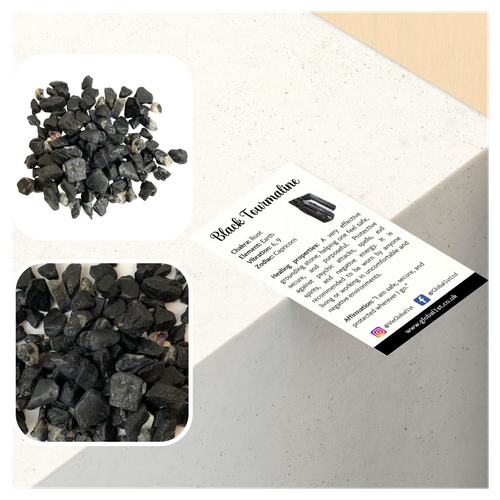 Gemchips Pack, 250g, Black Tourmaline