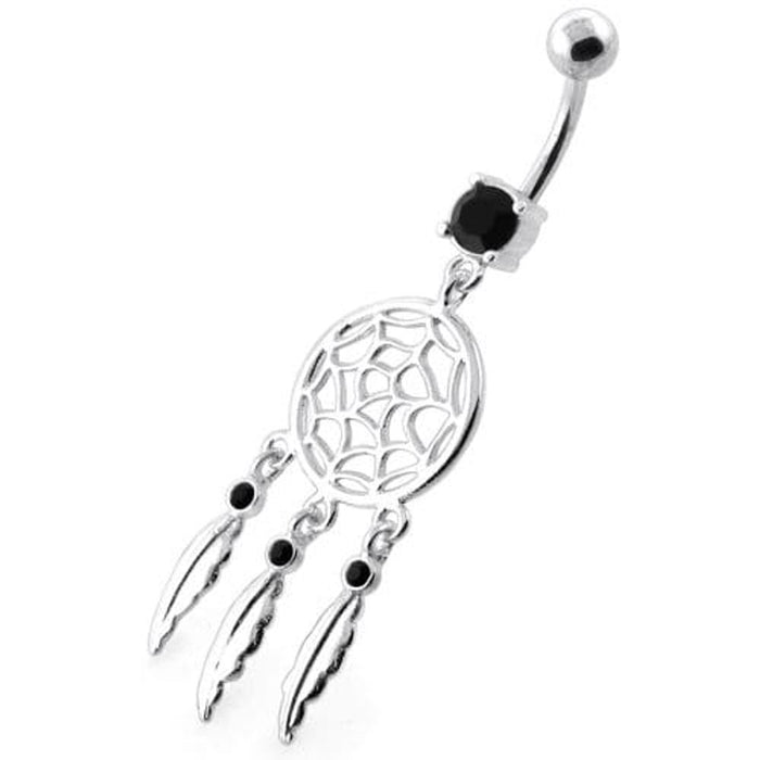 Classic Dream Catcher belly button bars