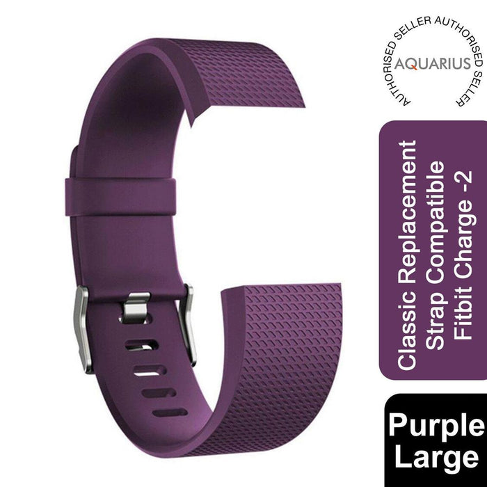 Fitbit Charge 2 Classic Adjustable Replacement Straps - Small | Large