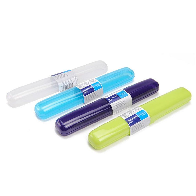 Edco Light And Portable Plastic Assorted Colour Toothbrush Travel Holder