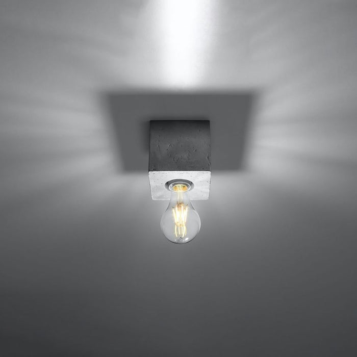 Ceiling lamp concrete Ariz industrial Design E27