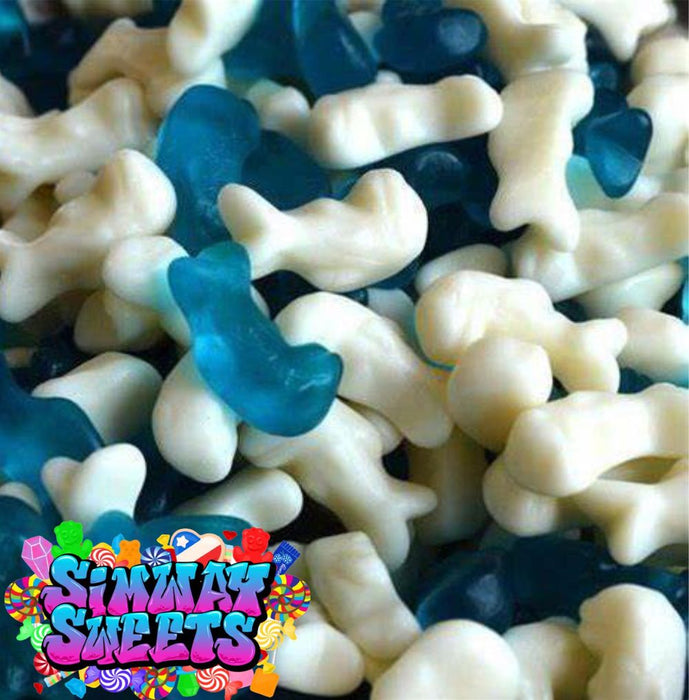 Premium Baby Dolphins Jelly Gummies - Gift Jar - Retro Sweets - High-Quality - Fast Delivery