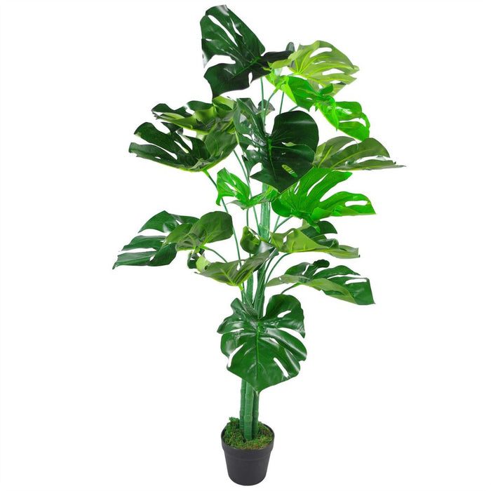 Premium 120cm Artificial Monstera Plant - Realistic Foliage - Ideal for Home Décor