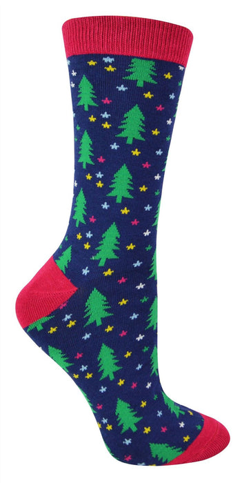 Miss Sparrow - Christmas Socks: Festive Fair Isle & Snowflake Patterns, Hypoallergenic, Women's 4-7 UK