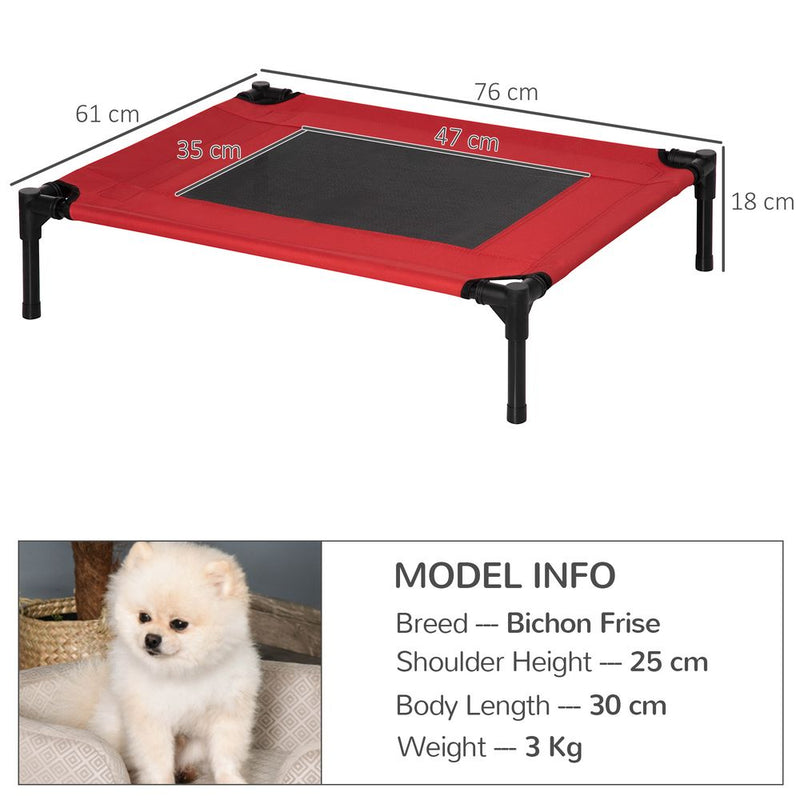 Elevated Pet Bed Cool Cot Dog Cat Portable Folding Home Camping Hammock Foldable