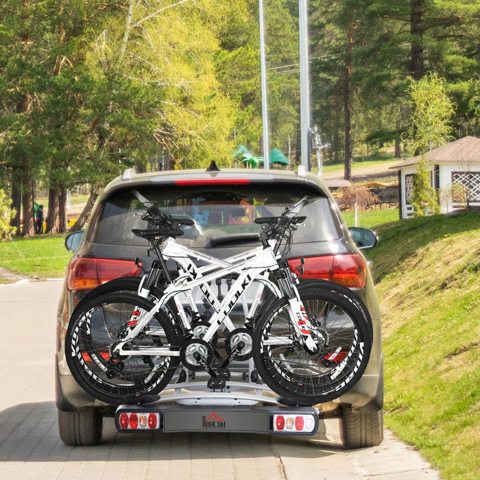 Premium Rear-mounted Bike Rack | High-Quality Bicycle Carrier Tow Bar | Easy Install | Durable & Reliable