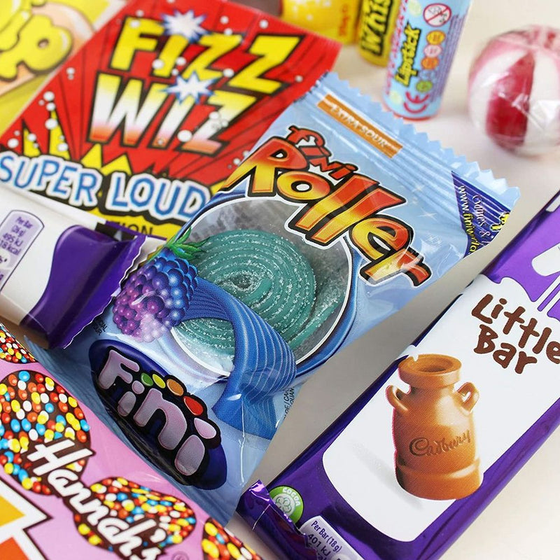 Deluxe Retro Sweets Gift Hamper - Nostalgic Candy Assortment