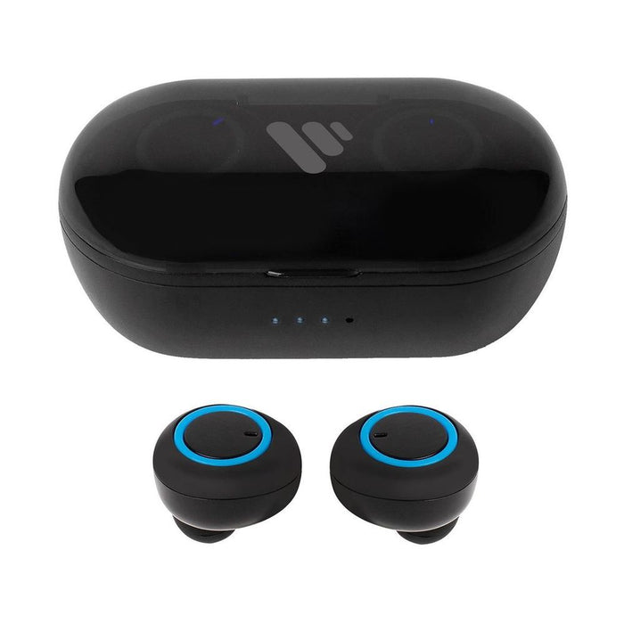 Vybe TWS Earbuds - 3H Music Playback, LED Indicator - Black