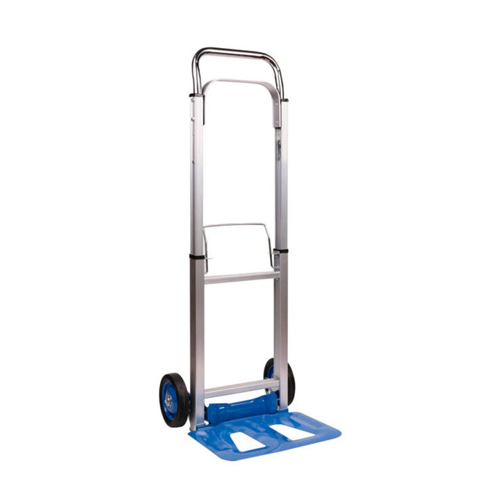 Ultra-Durable 100kg Folding Sack Trolley | Extendable Handle | Heavy Duty Steel & Aluminium | Rubber Wheels | Easy Manoeuvrability