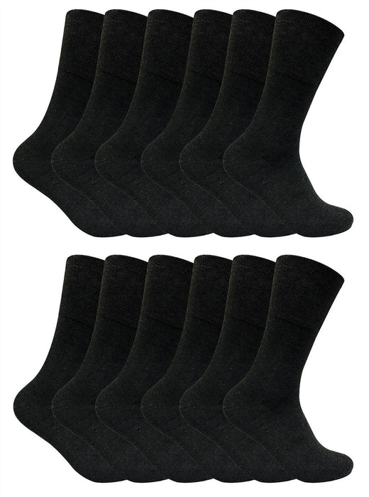 Sock Snob Men’s 12 Pack Thermal Diabetic Socks