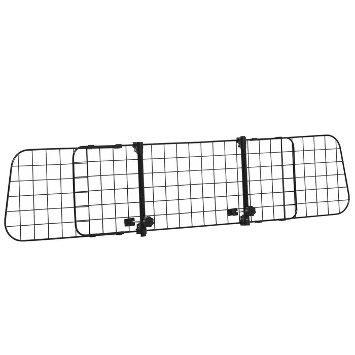 PawHut Pet Dog Car Barrier - Universal Mesh Wire Guard - Keeps Your Dog Safe & Secure in Vehicle