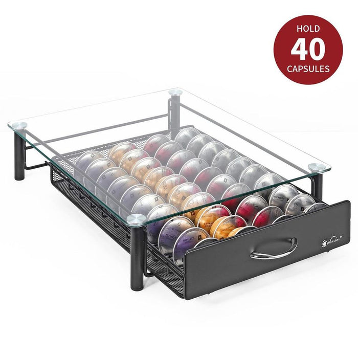 your kitchen."
"Organized and quick access to your favorite coffee pods."
"High-quality construction for long-lasting durability."
"Perfect for home or office use."
"Streamline your coffee routine with this versatile storage drawer.