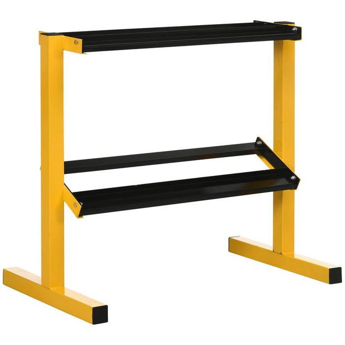 Premium Steel Dumbbell Rack - Organize and Store Weights - Holds 135kg per Shelf - Perfect for Home Gym