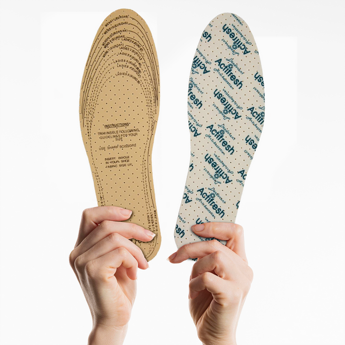 Lemon-scented Foot Insoles for Boots/Shoes - Unisex, Full-Length, High-Quality