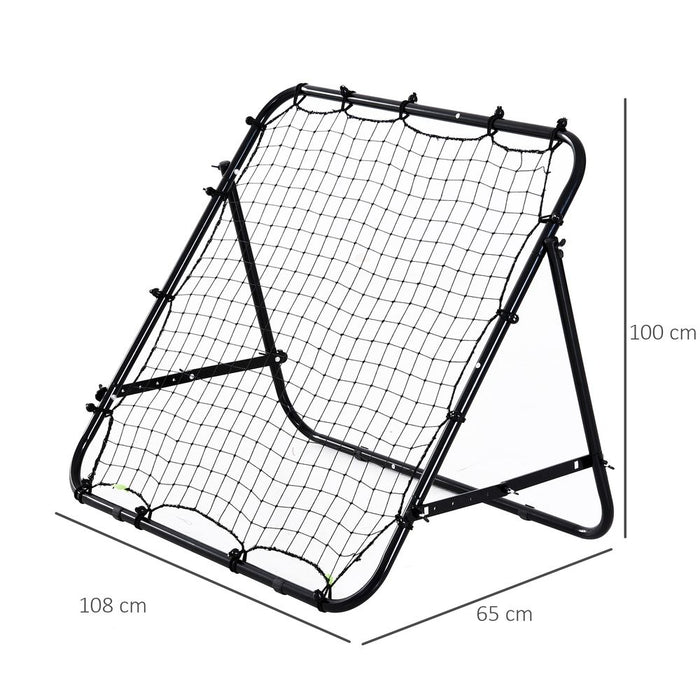 Pro Rebounder Net: Football Training Aid for Kids & Adults - Adjustable & Durable - HOMCOM