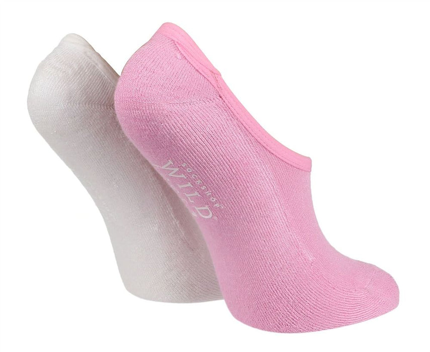 Wildfeet - Ladies 2pk Cushioned Ped Socks