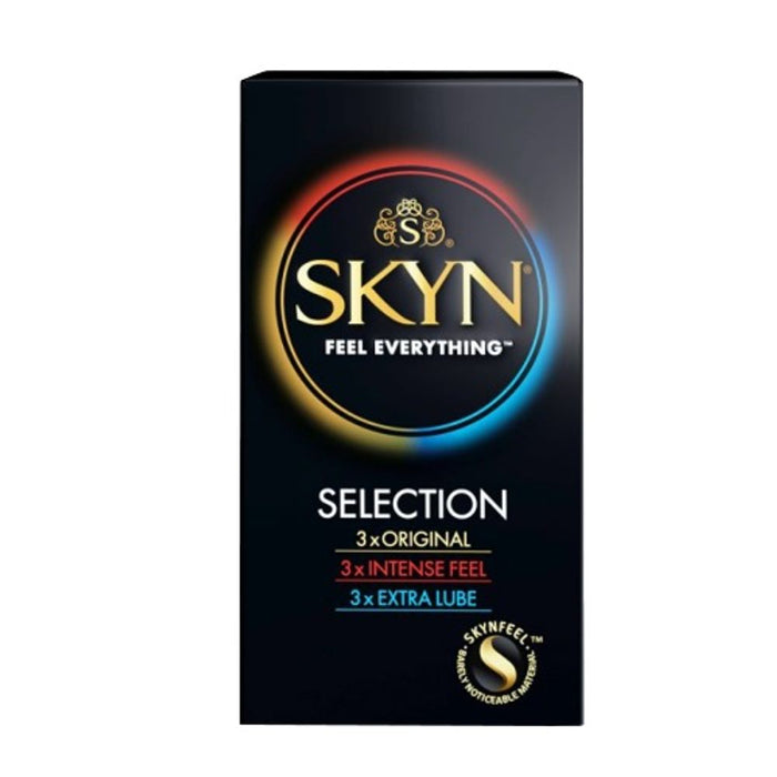 Mates SKYN Selection 9 Pack - Latex Free Condoms for Maximum Pleasure and Safety