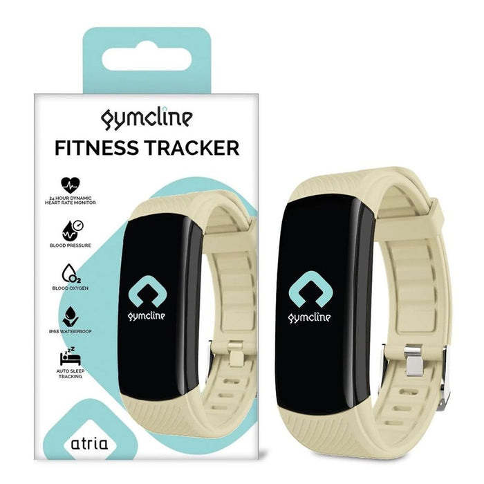 Gymcline Atria Fitness Tracker - 24H Activity Tracking, Cream - High-Quality Health Accessory