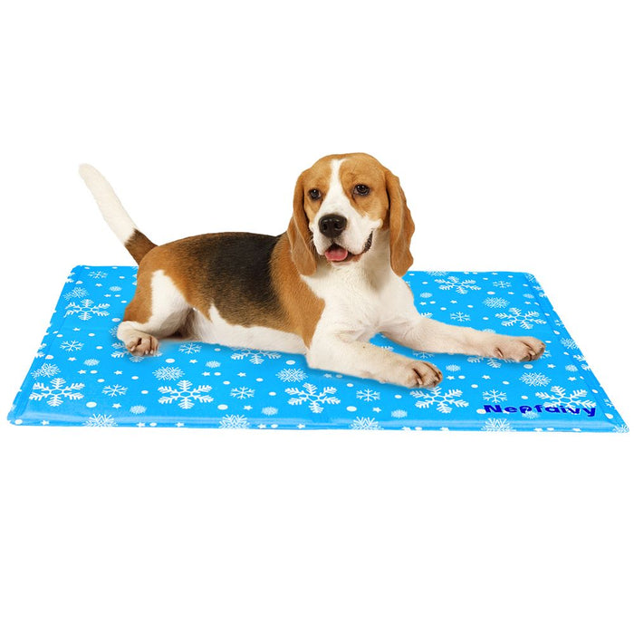 Dog Cooling Mats Medium - Self Cooling Mat for Dogs and Cats, Non-toxic Gel Pet Cooling Mat, No Need to Refrigerate, Keep Pets Cool in Hot Summer for Indoor Outdoor, 65x50cm